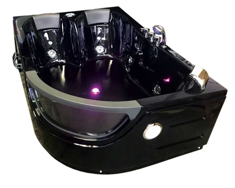 Pegaso 72'' x 48'' Corner Acrylic Bathtub with Faucet