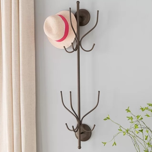 Pewter Tree Wall Coat Rack