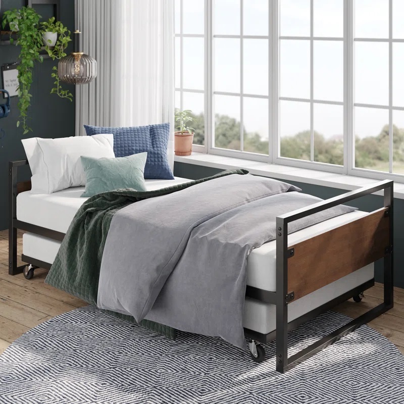 Platform Daybed Twin with Bamboo Headboard