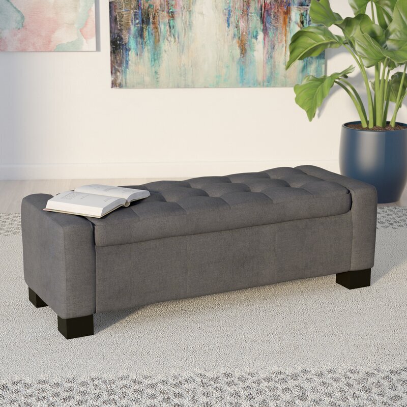 Plush Ottoman