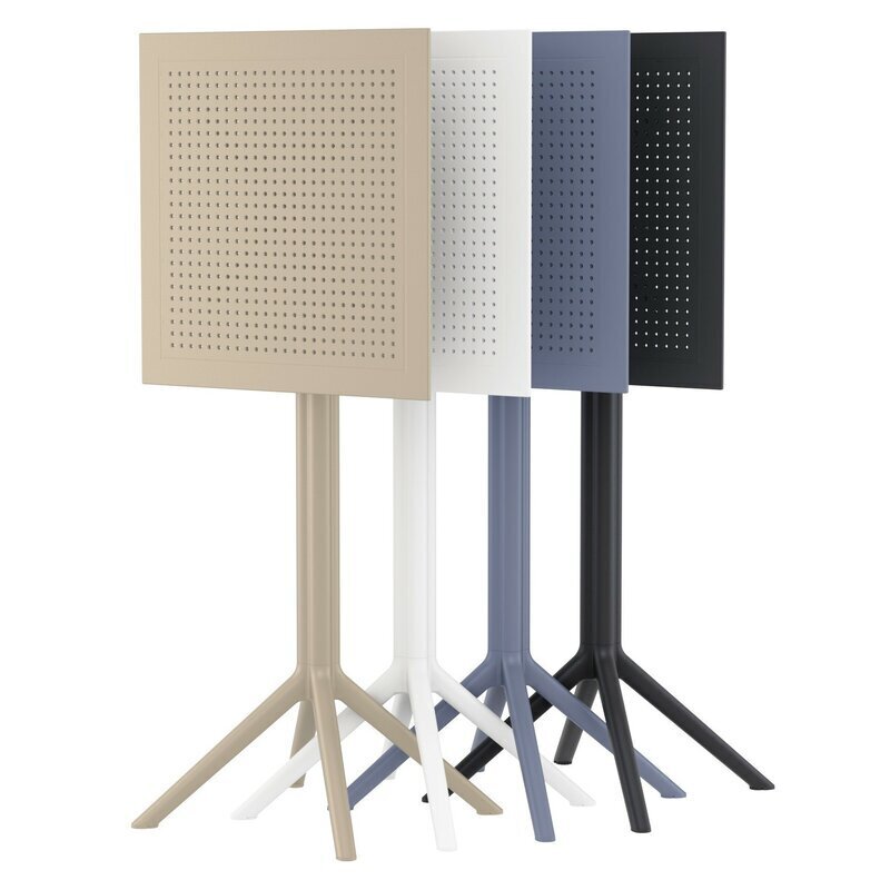 Polyresin foldup bar table