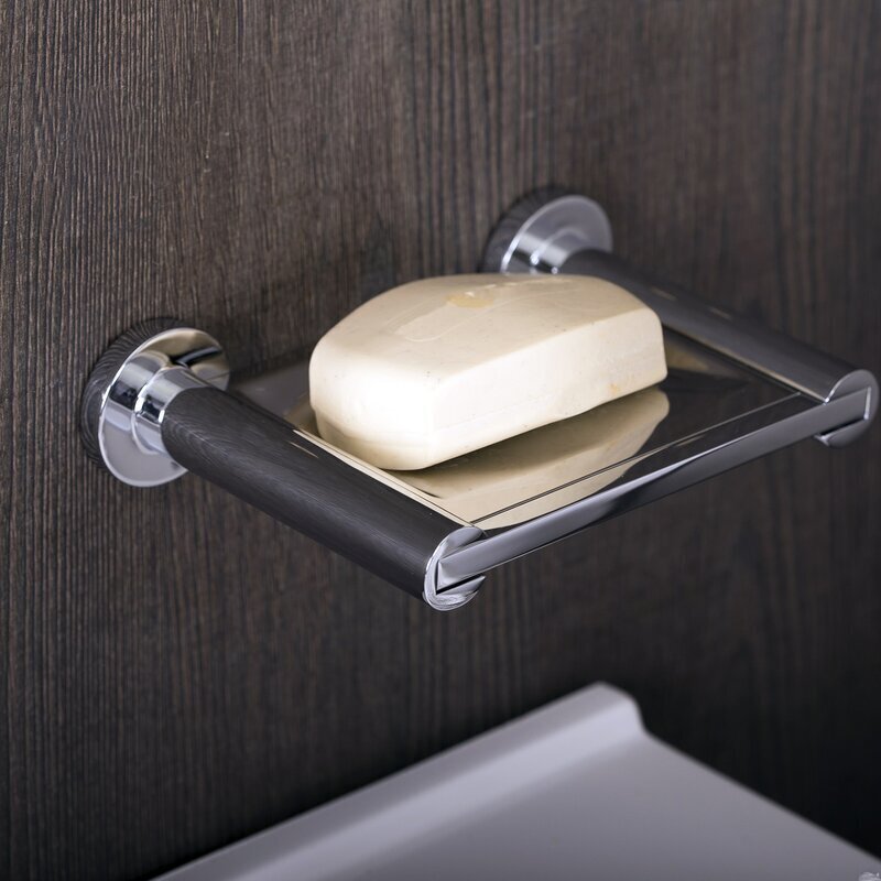 Premium shower tile soap holder