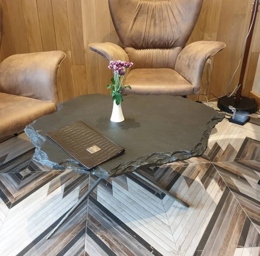 Premium slate coffee table