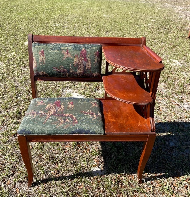 Printed Antique Telephone Table