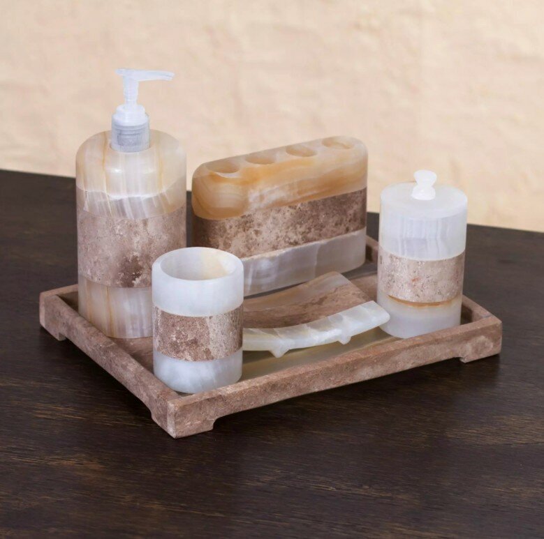 Quartz Stone Bathroom Accessories Set