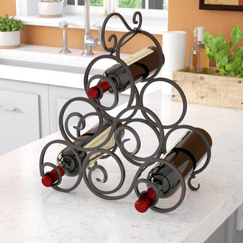 Rack with Scroll Work
