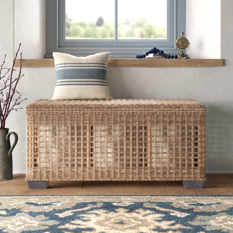 Rattan Storage Benches