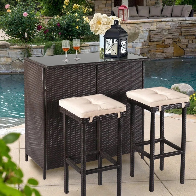 Rattan Modern Bar Furniture