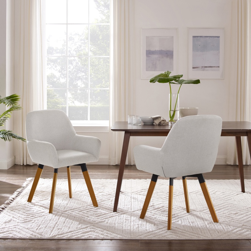 Rayshawn Upholstered Swivel Accent Chair