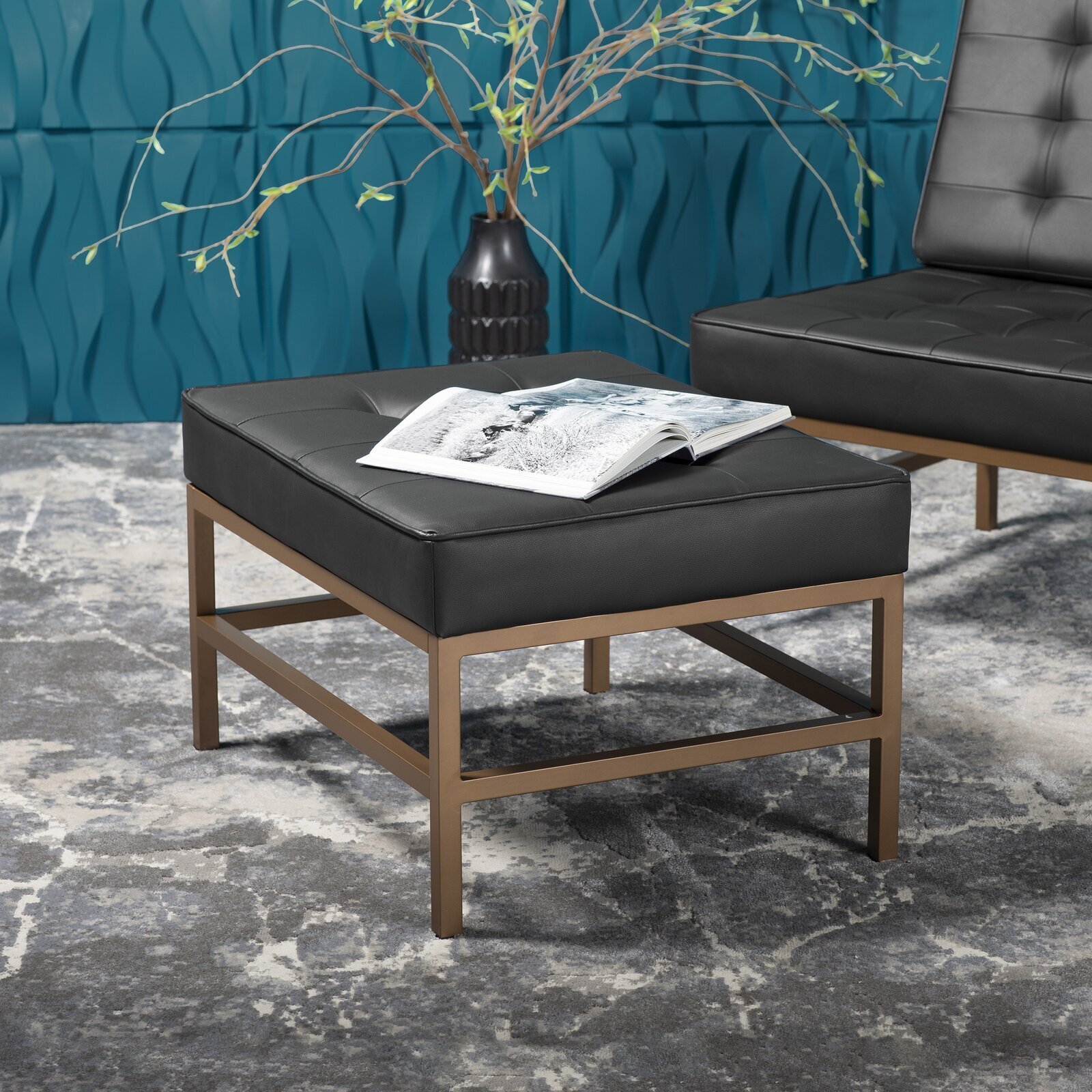 Rectangular Cocktail Ottoman