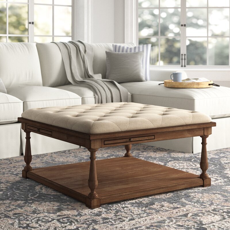 Rectangular French Ottoman