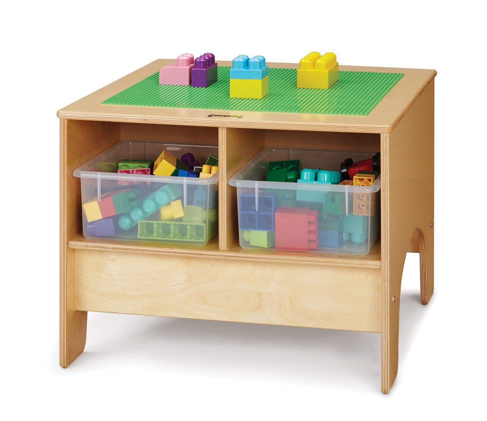 Rectangular Play Table With Lego Mat