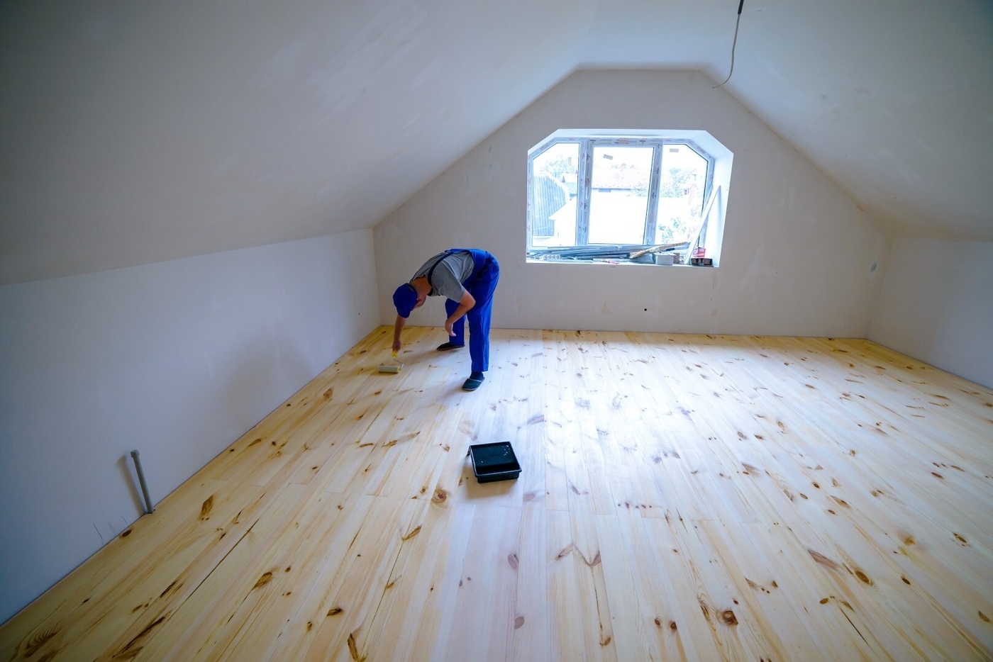Refinishing the floor