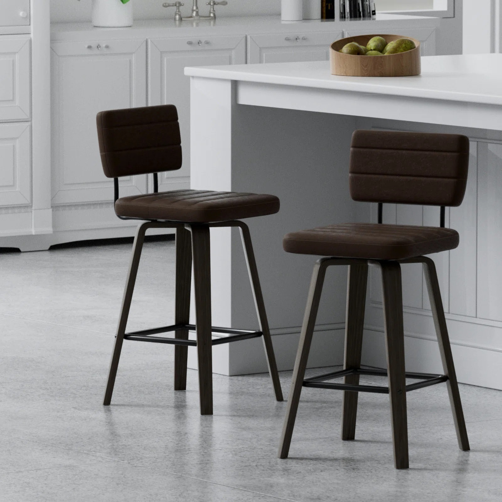 Retro counter bentwood stool