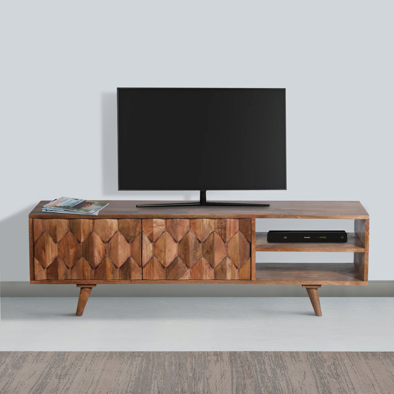 Retro Mangowood TV Stand