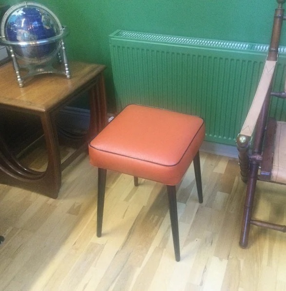 Retro Style Vintage Footstool