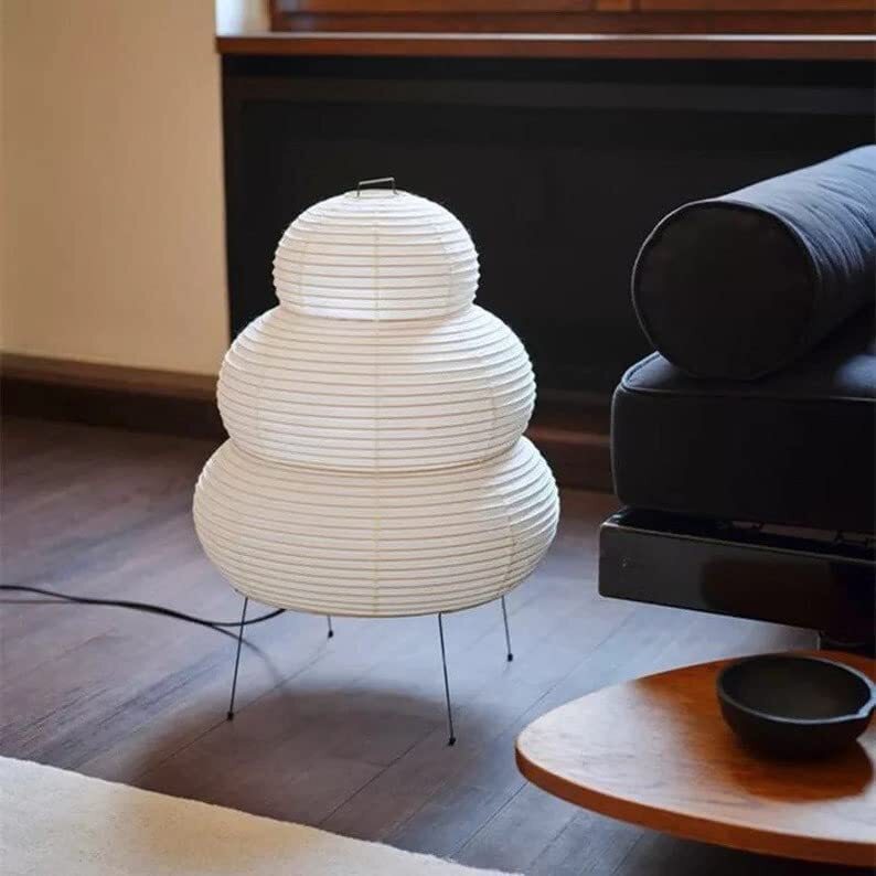 Rice Paper Japanese Lantern Floor Lamp