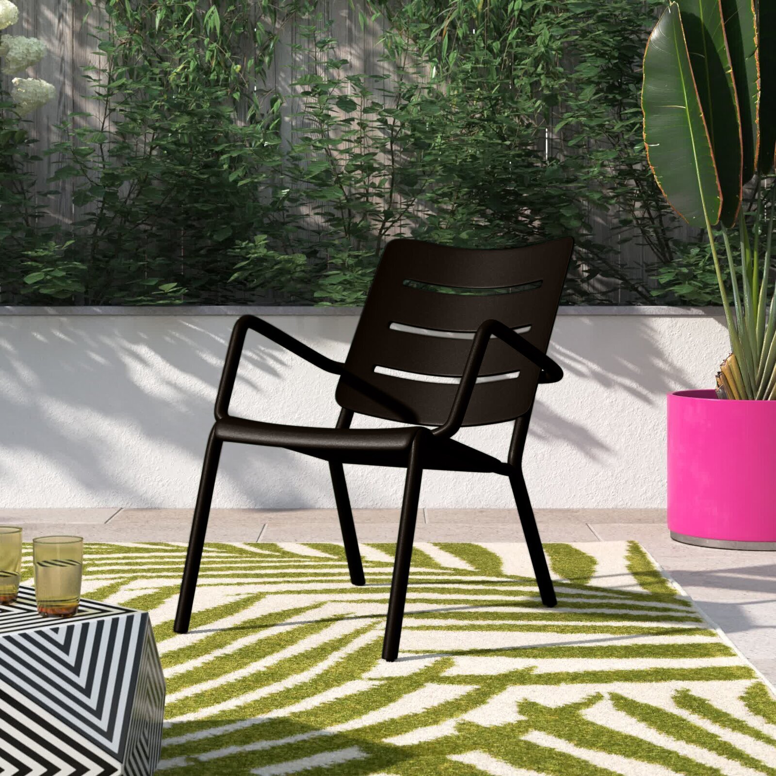 Ridged Cheap Outdoor Plastic Chair