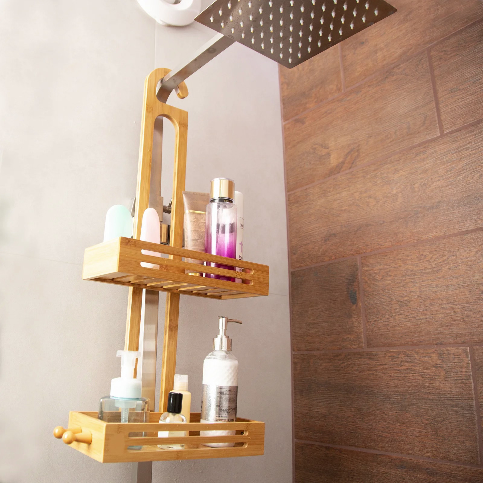 Ridged Contemporary Shower Caddy
