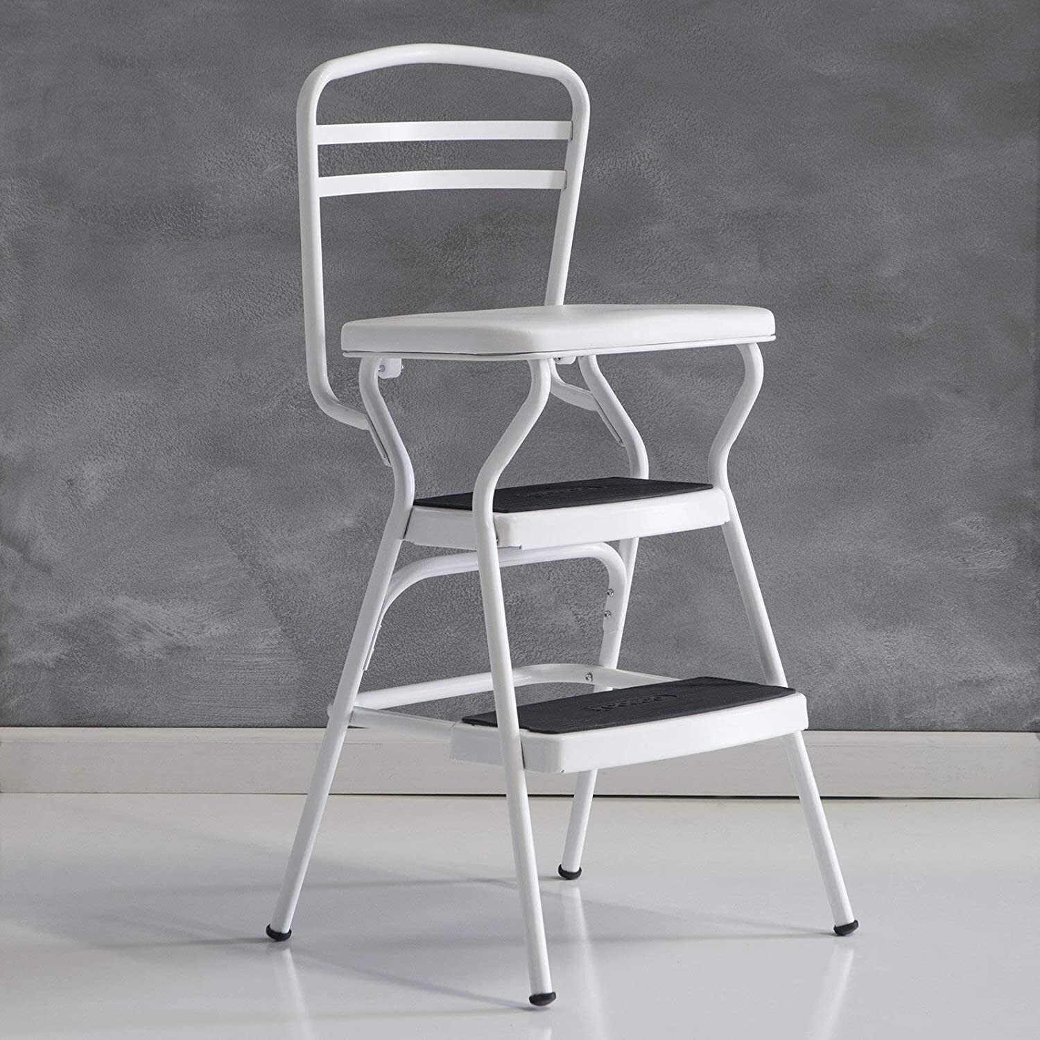 Ridged Retro Stool Chair
