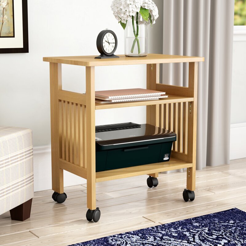 Ridged Wood Stand