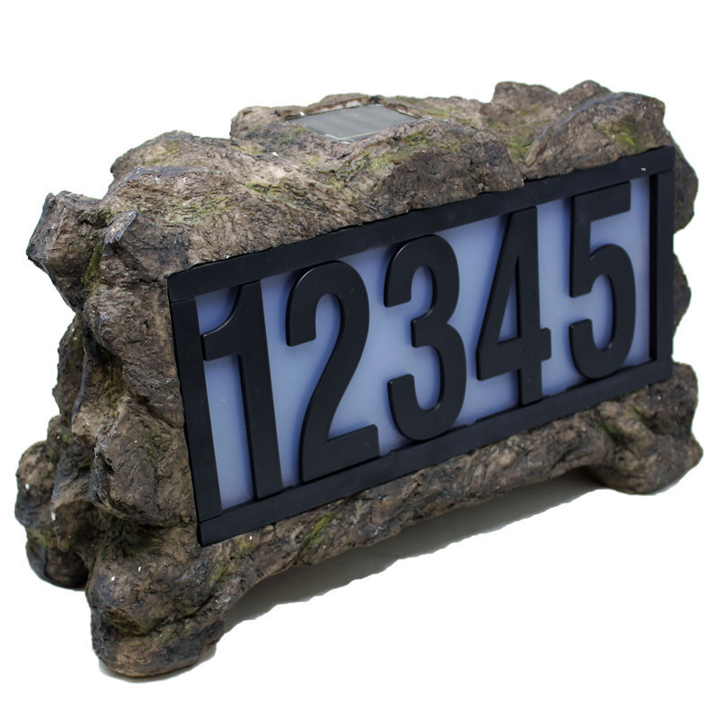 Lighted Address Sign