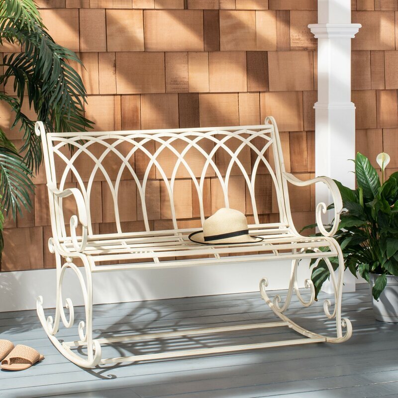 Rocking Antique Outdoor Bench
