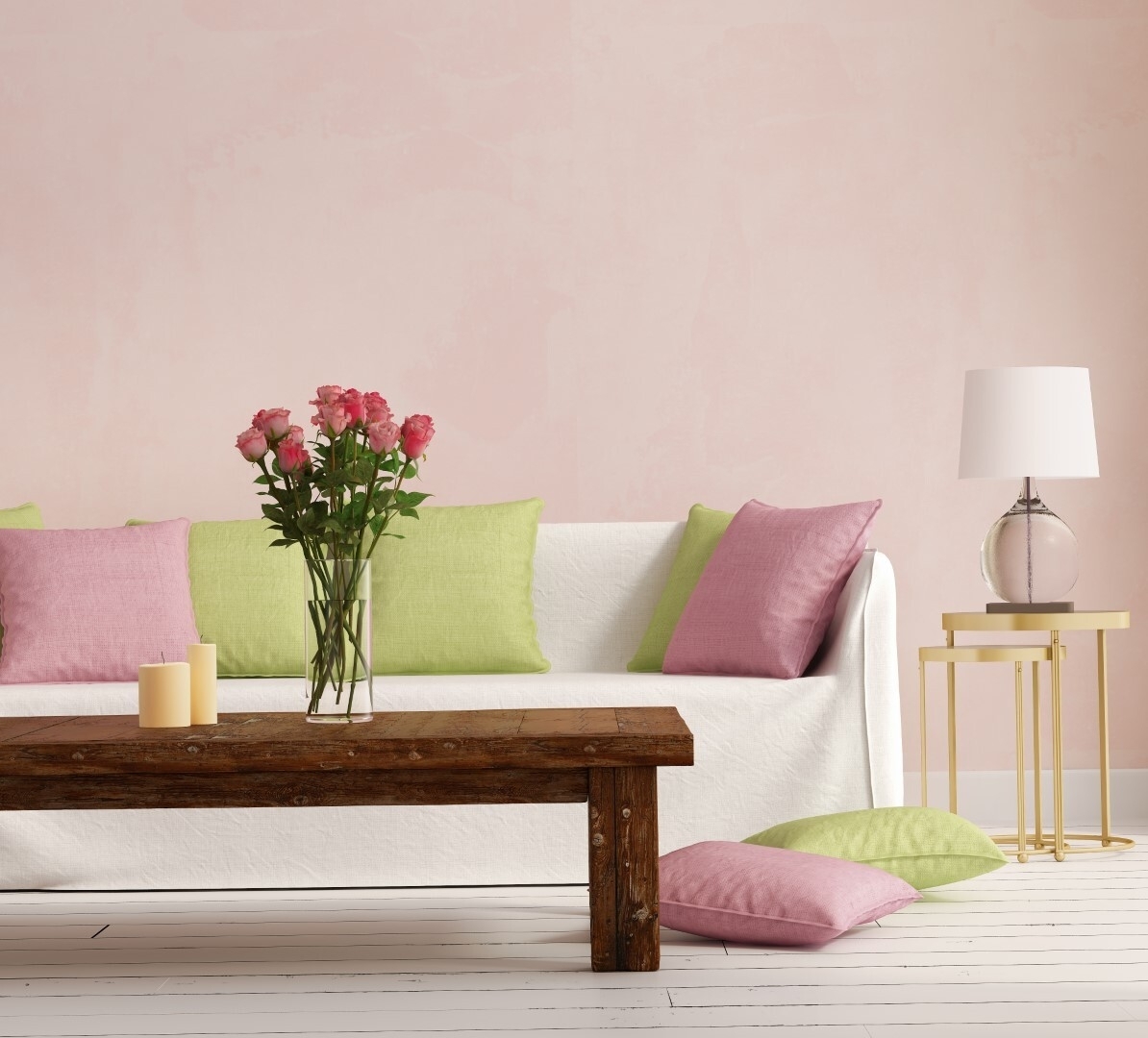 Romantic interior living room