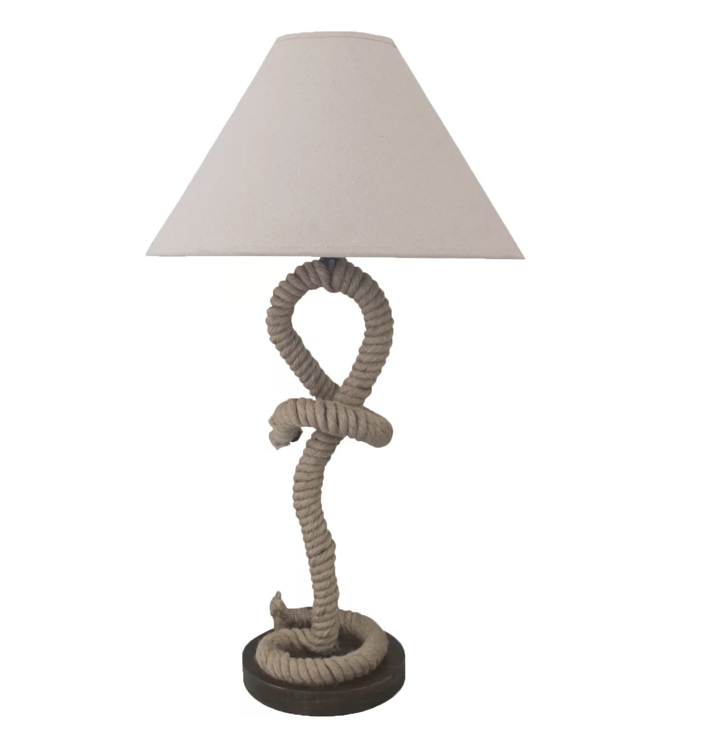 Rope lamp base
