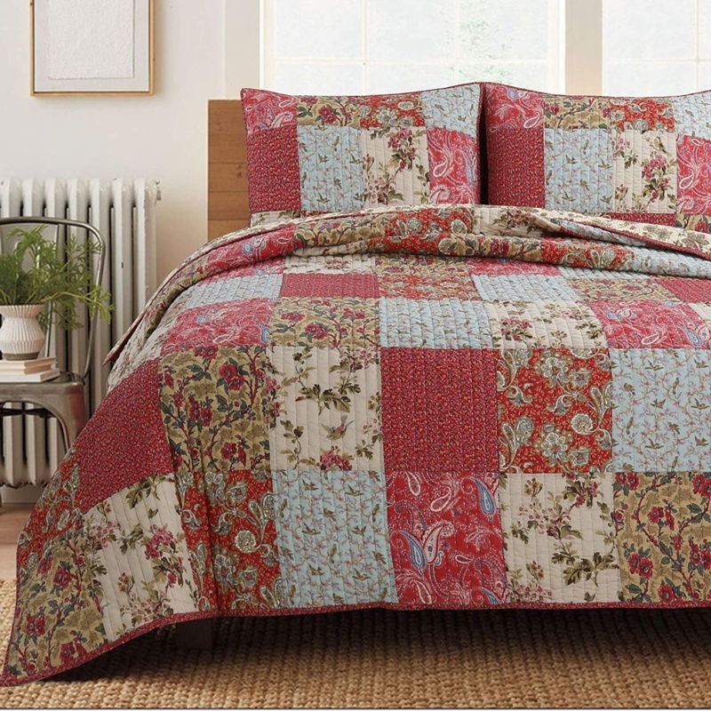 Rosemond 100% Cotton Quilt Set