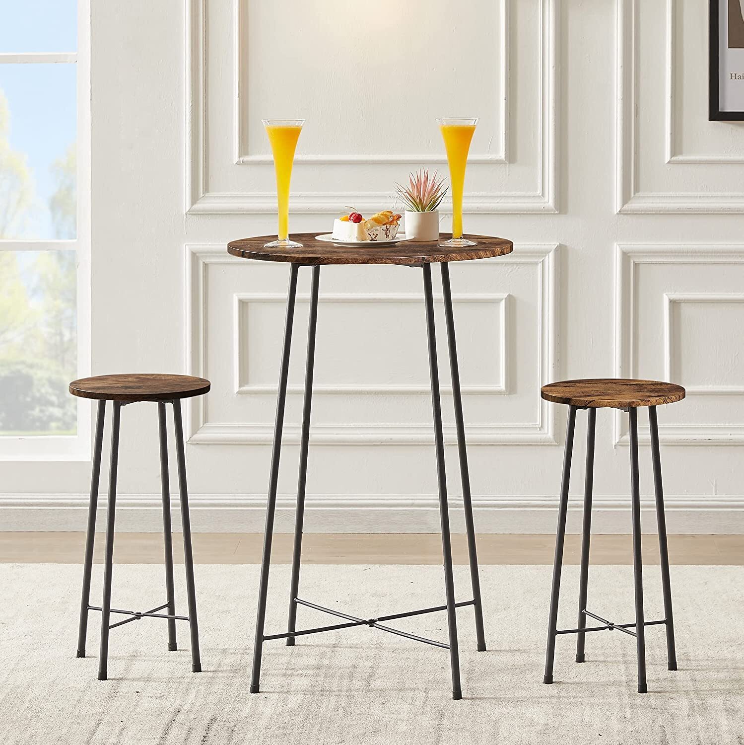 Round Corner Bar Table
