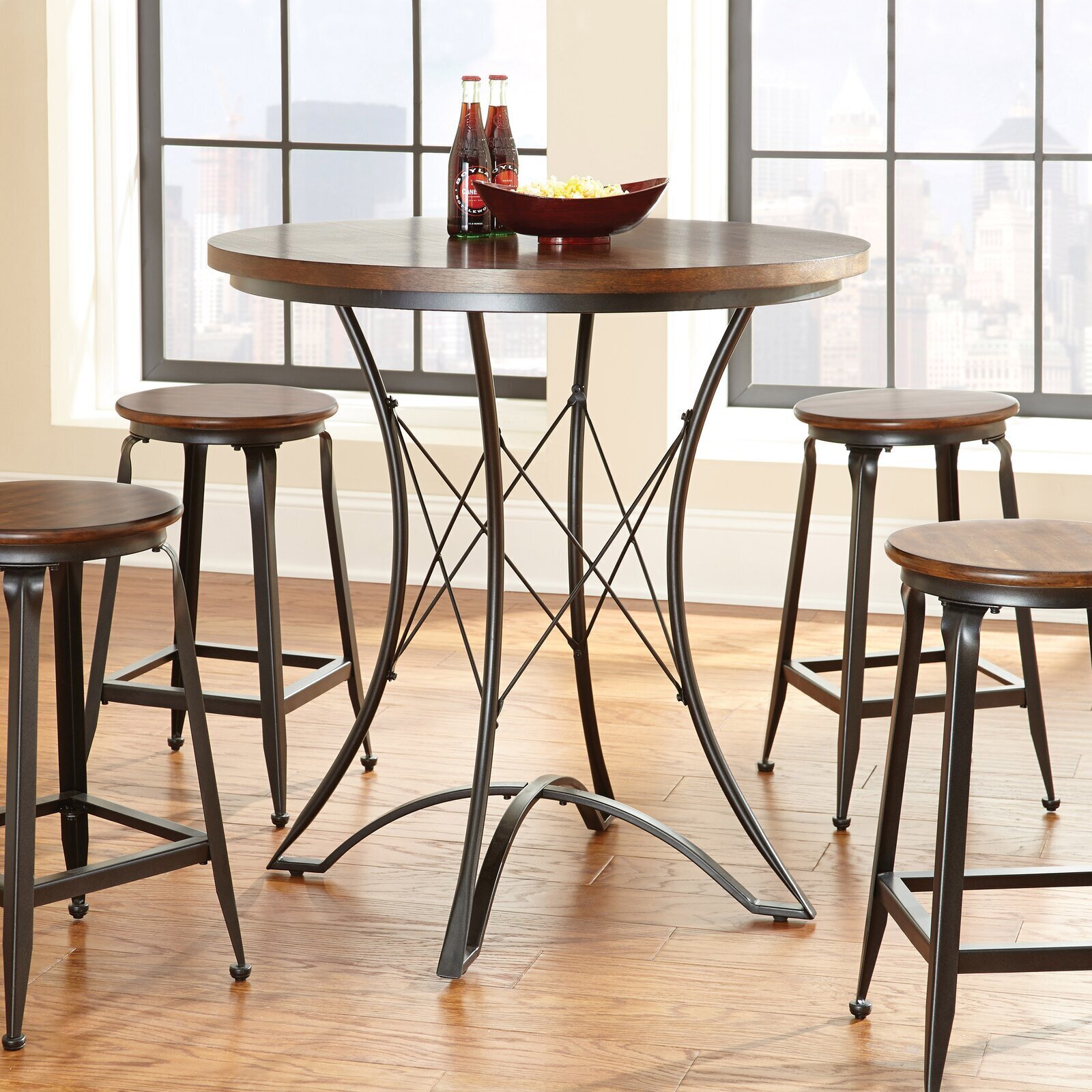 Round Rustic Dining Table