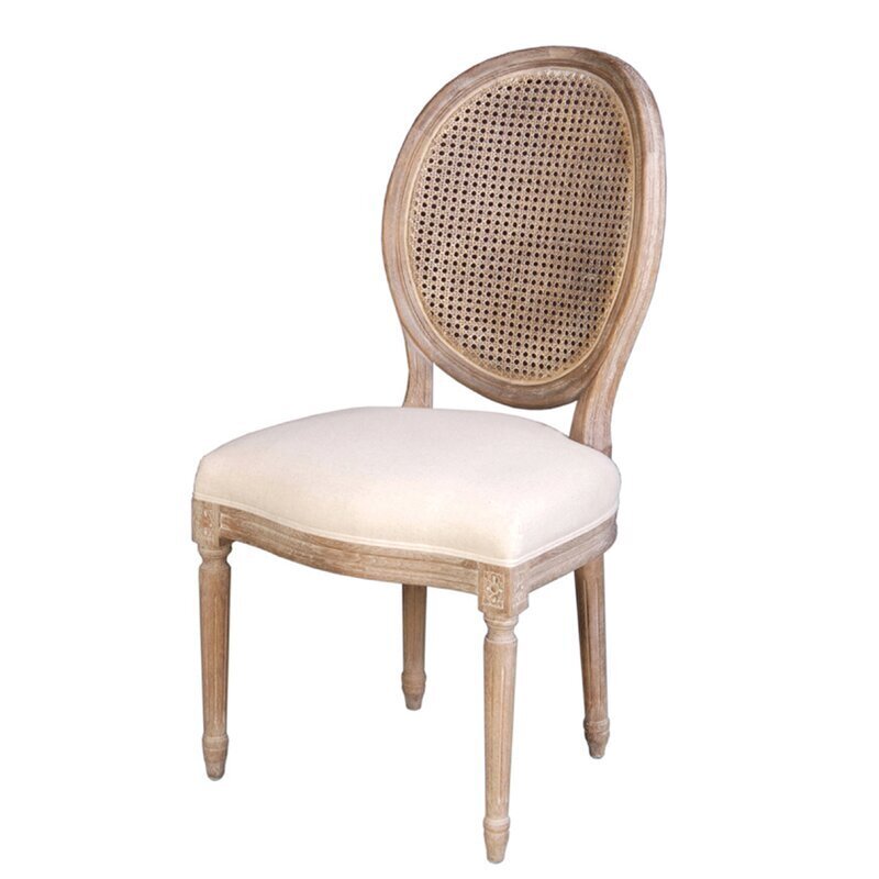 Rounded Antique Cane Chairs
