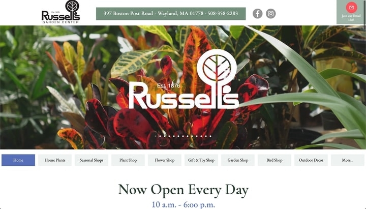 russells garden center