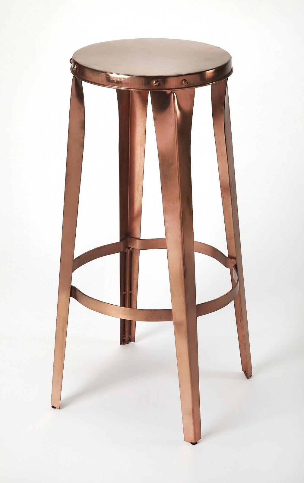 Rustic Copper Bar Stool