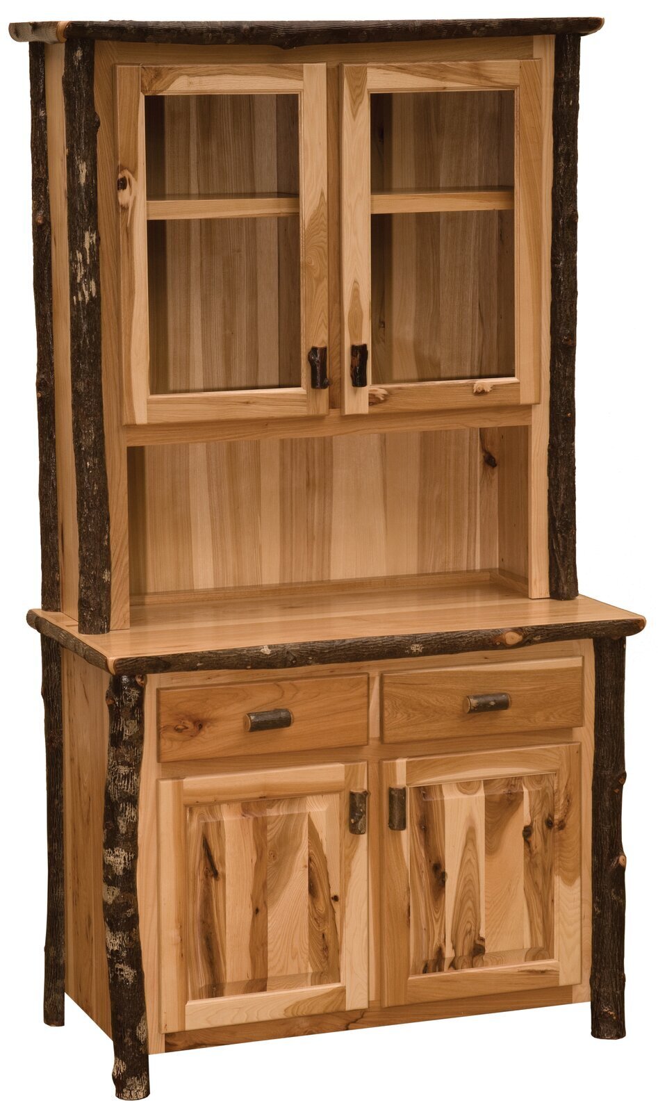 Rustic Country China Cabinet