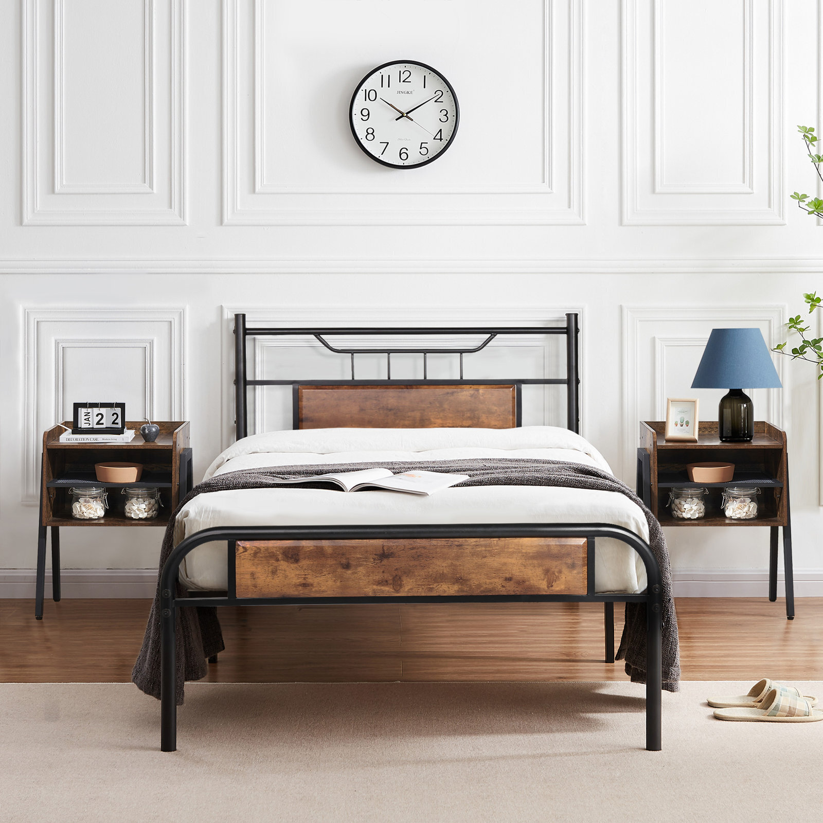 Rustic Industrial Mixed Material Suite