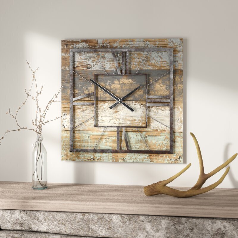 Rustic Kitchen Clock