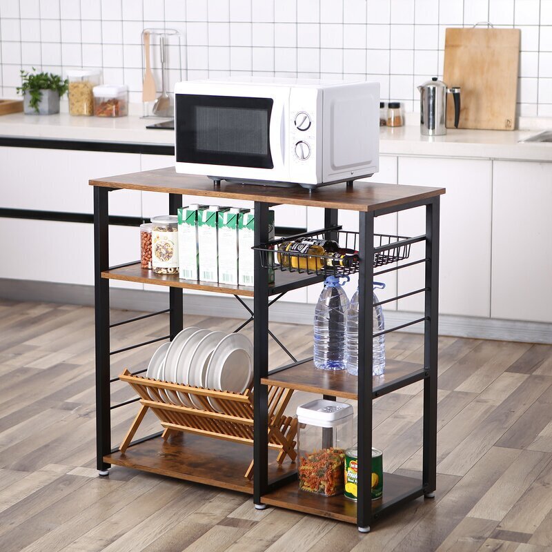Rustic Microwave Stand