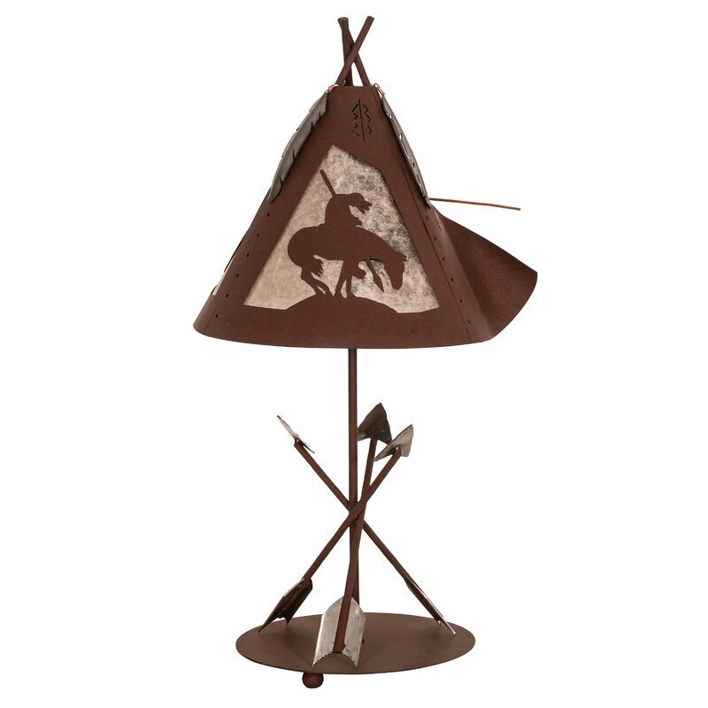 Rustic Native American Lamp