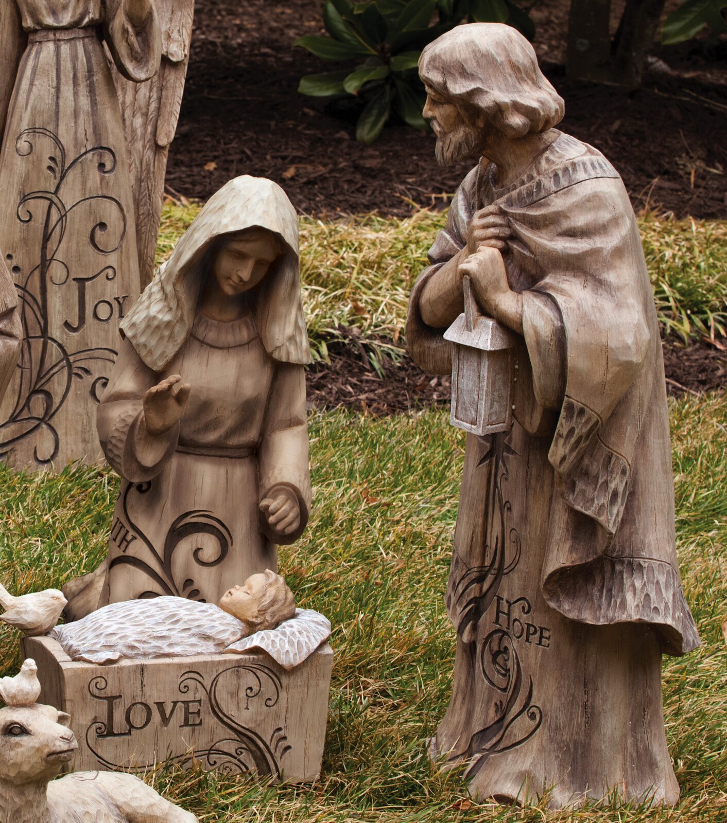 Rustic Nativity Set