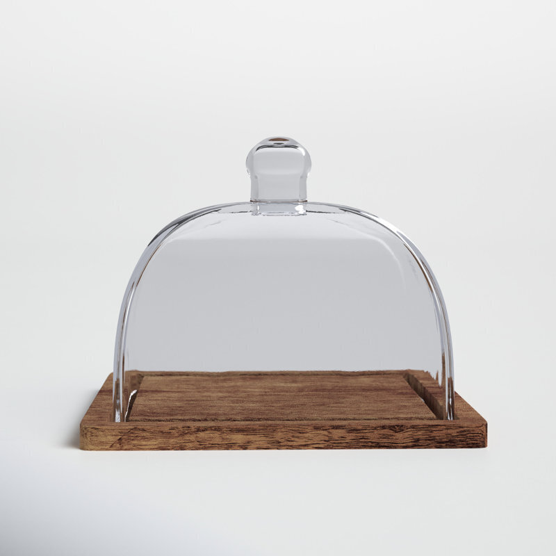 Rustic Oversized Simplistic Covered Cake Plate