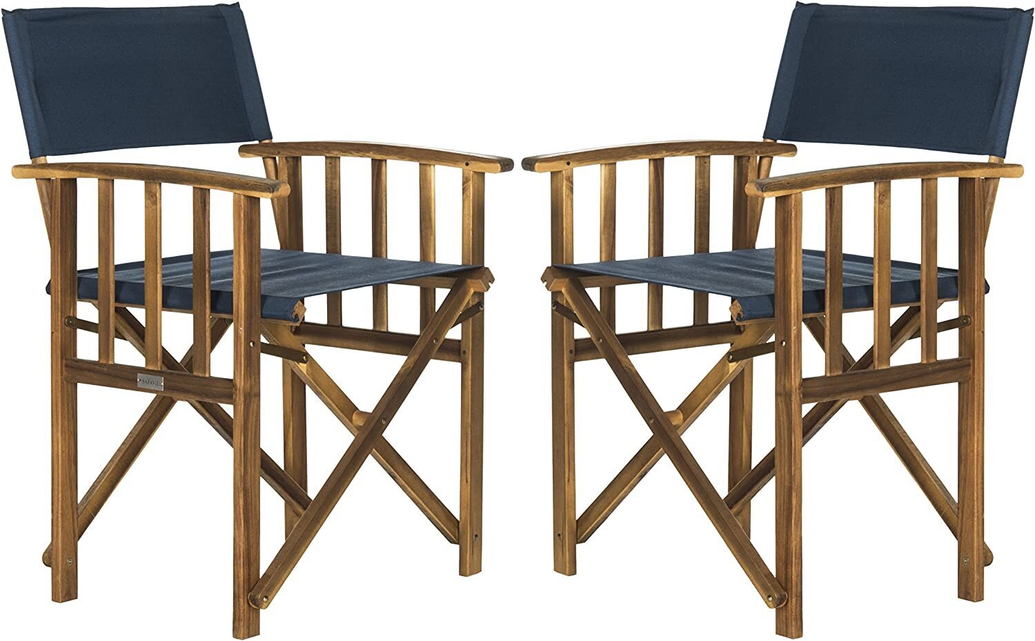 Rustic Pair of Director Chairs