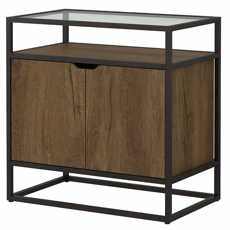 Rustic Stereo Console Cabinet