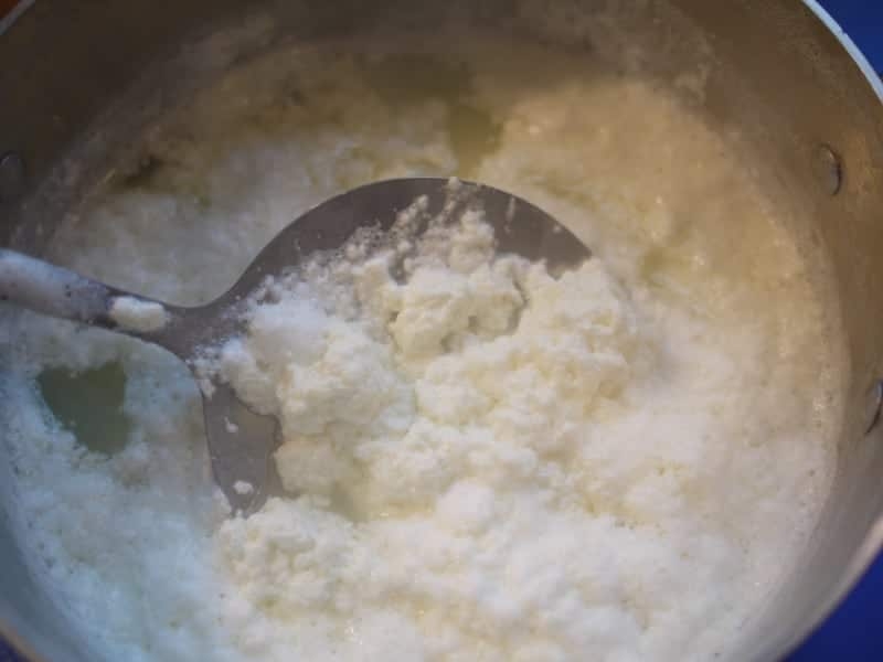 saag paneer curds