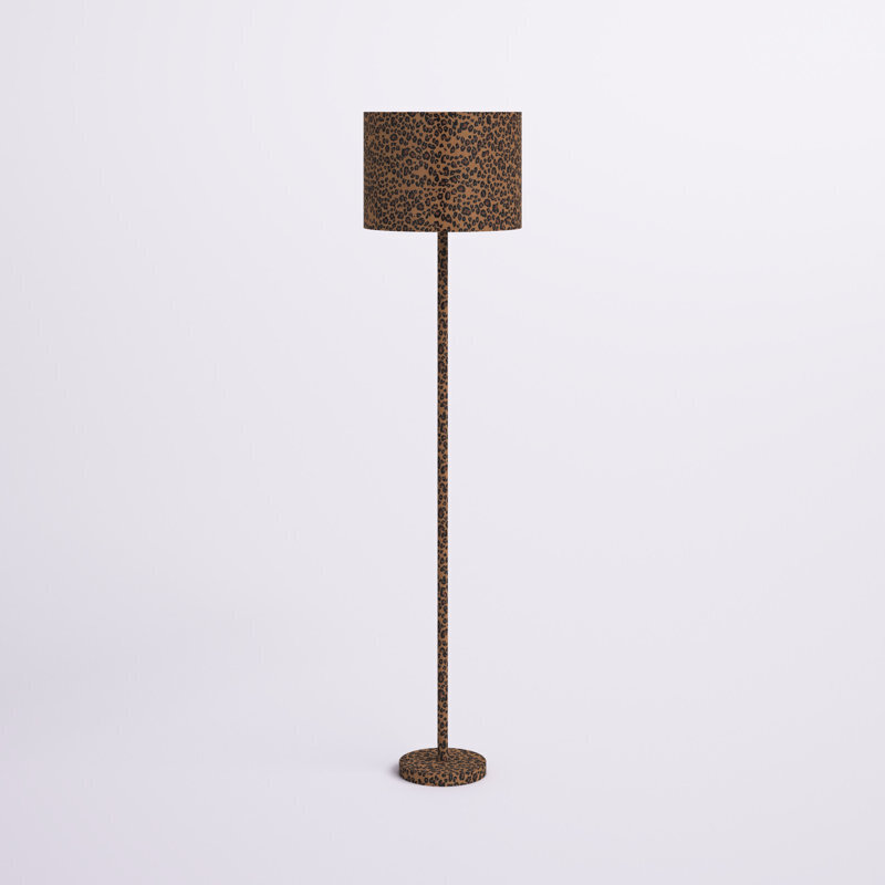 Safari style floor lamp 