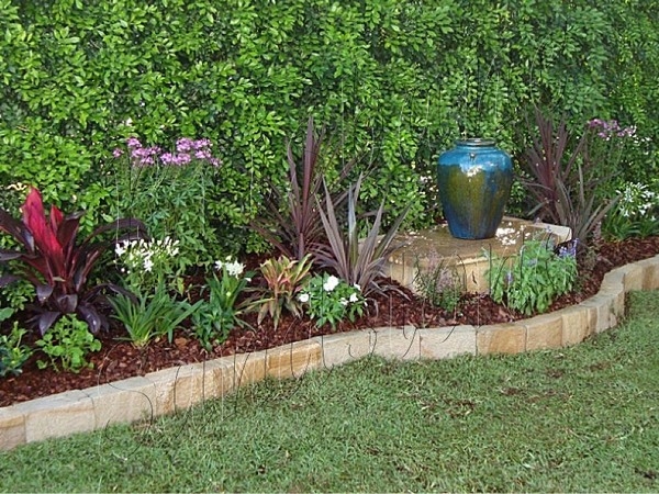 Sandstone Garden Edging Ideas Australia