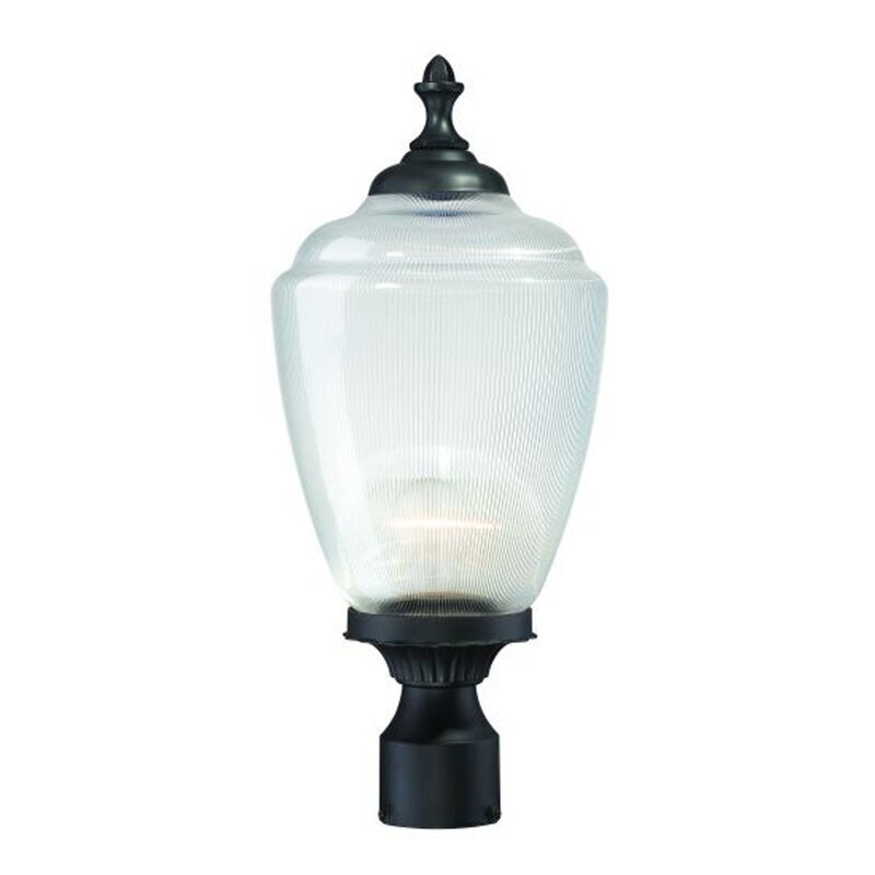 Schoolhouse Style Outdoor Lamp Post Globe