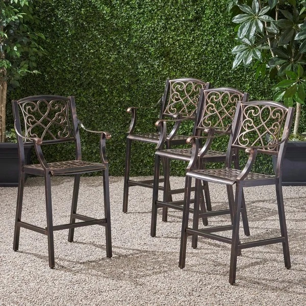 Aluminum Brushed Bar Stools
