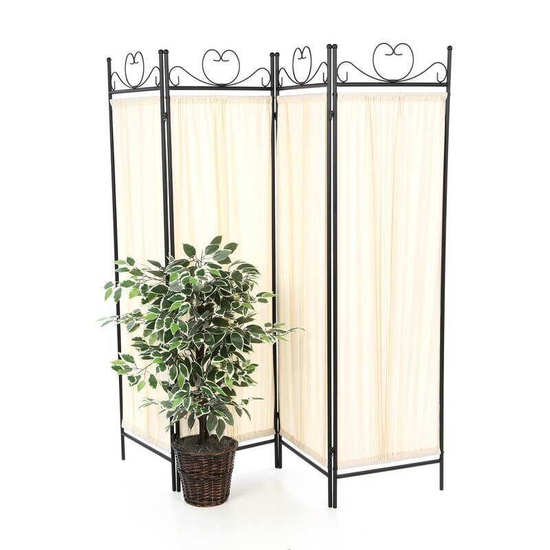 Scrollwork Metal Room Divider